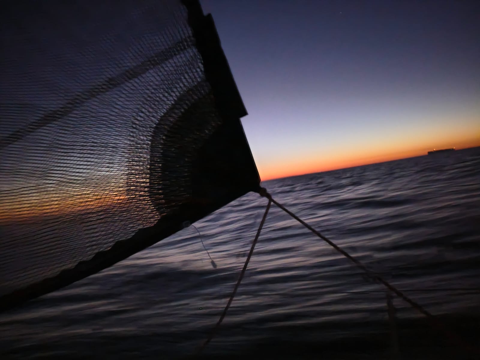 J24 Genoa At dawn.